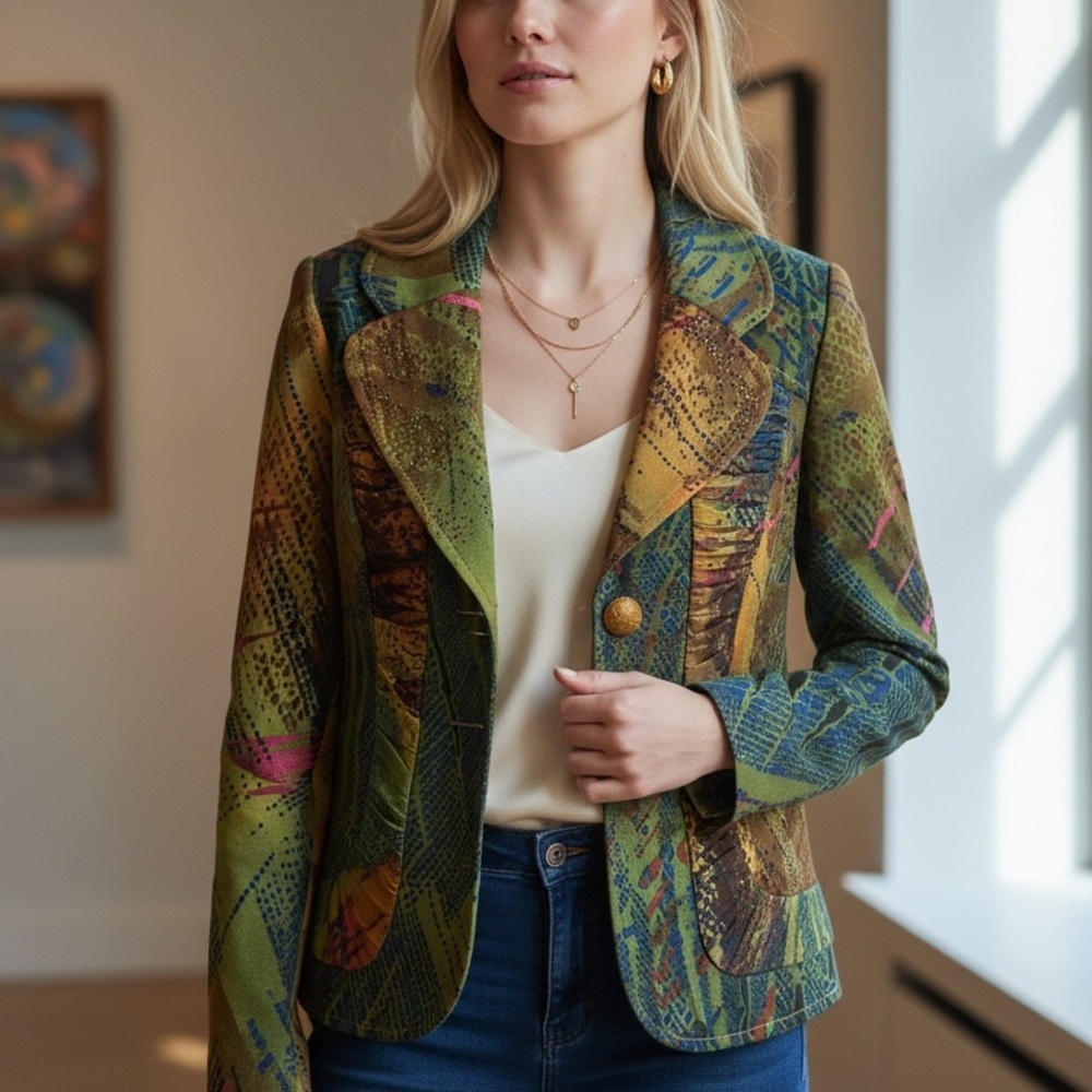 Multicolor Women's Jacket
